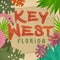 Key West Florida Art Invitation Tropical Sign