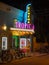 Key West, Florida, USA:. August 2019. The Tropical Cinema in Key West, a typical example of South Florida Art Deco architectural