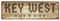 Key West Florida Wood Sign Latitude Longitude