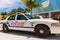 Key West Police Car in Little Torch Key Florida USA