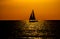 Key West Sunset with Sailboat Silhouette