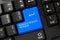 Keyboard with Blue Keypad - Business Process Redesign. 3D.