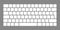 Keyboard laptop isolated vector. Flat graphic design. Computer icon. Vector