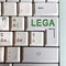 With the keyboard vote for the next elections in Italy, vote Leg