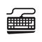 Keyboard Wire icon. Trendy Keyboard Wire logo concept on white b