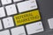 Keyboard with Yellow Keypad - Referral Marketing. 3D.