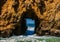 Keyhole Arch Rock at Pfeiffer Beach, USA
