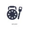 keylock icon on white background. Simple element illustration from gdpr concept