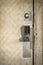Keypad Door Lock on Old, Wooden Door