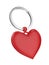 Keyring with red heart