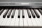 Keys of digital piano synthesizer