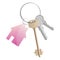 Keys ring pink