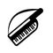 Keytar icon. Trendy Keytar logo concept on white background from