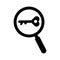 Keyword search icon / black color