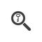 Keyword search vector icon