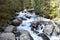 Kezmarska Biela voda river in Hight Tatras