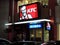 KFC logo neon signs in China