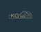 KG Real Estate & Consultants Logo Design Vectors images. Luxury Real Estate Logo Design