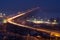 Khabarovsk Bridge at night