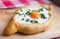 Khachapuri fresh from the oven