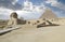 Khafre pyramid and sphinx