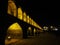 Khaju Bridge after sunset, Esfahan, Iran