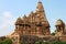 Khajuraho temples and their erotic sculptures, India