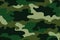 Khaki background, military coloring. Spots in dirty green tones, Victory Day.
