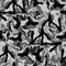 Khaki Camouflage seamless pattern in grey and silver and black colors. points background army fashion vector