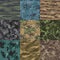 Khaki texture. Camouflage fabric seamless patterns, military clothes textures and army print vector pattern background