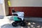 Khalif, Serve Robotics Delivery. Serve Robot Delivering Food to Customer