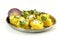 Khaman dhokla traditional gujrati indian snack food dish