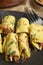 Khandvi is a gram flour and buttermilk snack