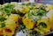 Khandvi is a savory snack in Maharashtrian cuisine as well as in Gujarati cuisine of India