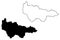 Khanty-Mansi Autonomous Okrug map vector