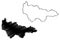 Khanty-Mansi Autonomous Okrug map vector