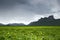 Khao Jeen Lae in cloudy day, big mountain at Thailand