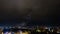 Kharkiv city from above night timelapse. Ukraine.