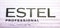 Kharkov, Ukraine - March 23, 2021: Estel Professional logo close-up, banner