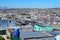 Khayelitsha township, South Africa - 29 August 2018 : BAckyard in a township in South Africa