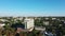 The Kherson city central part Ukraine aerial view.