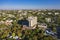 Kherson city panorama landscape aerial view.