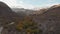 Khertvisi brick wall with revealing view of scenic valley in Vardzia