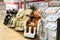 Khimki, Russia - September 03.2016. Massage chairs Yamaguchi in largest furniture store Grand