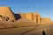 Khiva City Wall at sunset