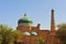 Khiva: dome and minaret