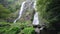 Khlong lan waterfall , famous natural tourist attraction in Kampang Phet province ,Thailand.