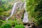 Khlong lan waterfall, famous natural tourist attraction in Thailand