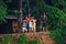 Khmer family on riverbank