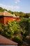 Khmer house and banana trees